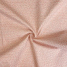 Coated  Cotton LIPELO Tea Rose / White